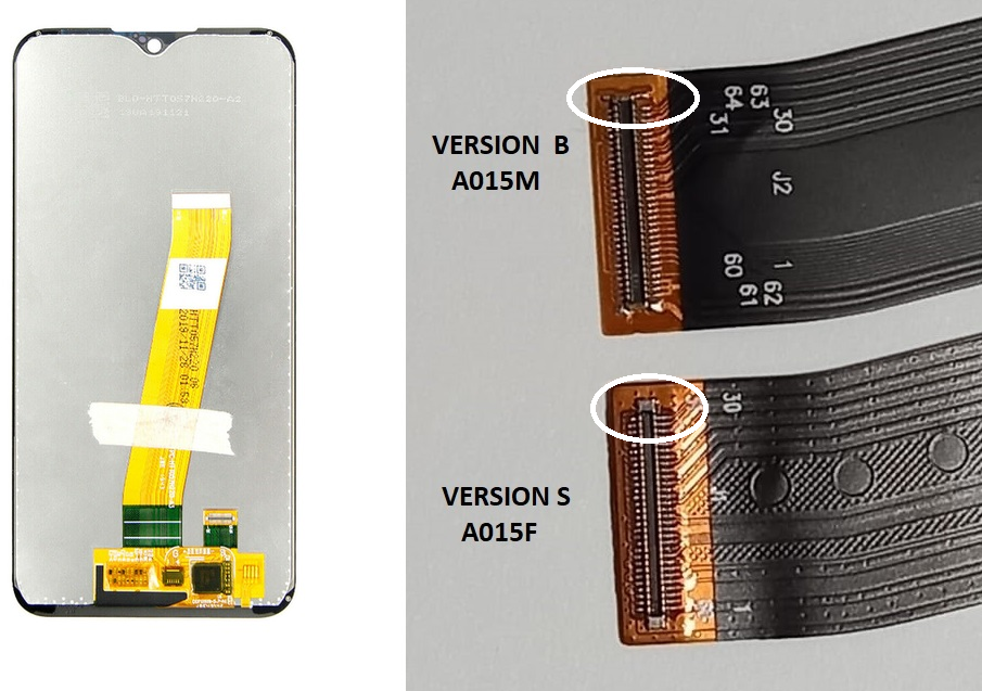 Modulo Samsung A01 A015F negro (ORIG)