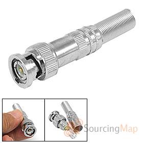 Conector BNC macho para cable coaxial