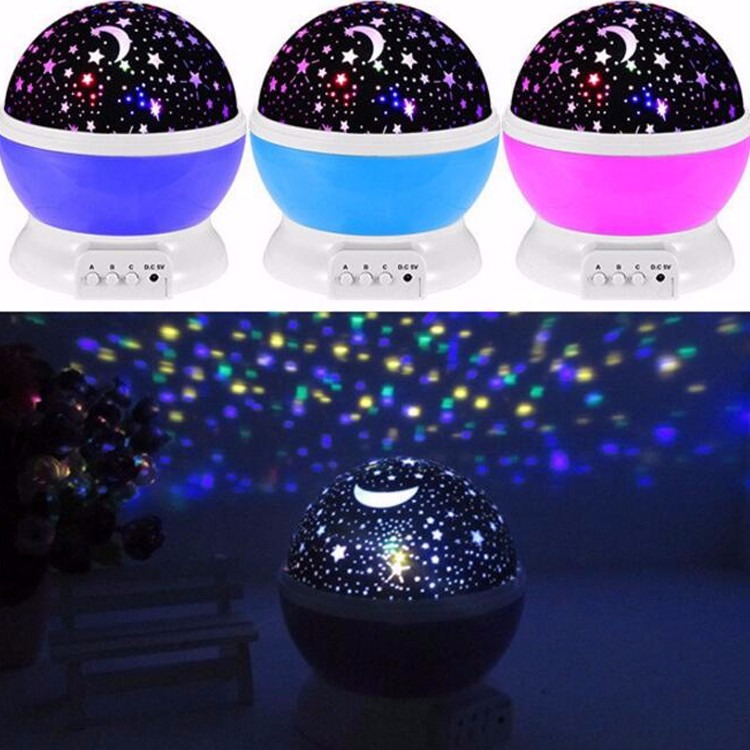 Velador de Noche Proyector de Estrellas StarLamp