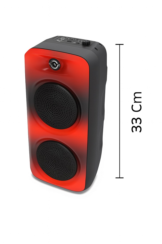Parlante Portatil Bluetooth 10w*2 MS-1761BT fm - usb - micro sd - entrada microfono