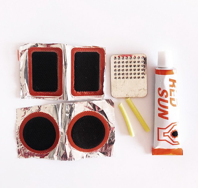 Kit de Emparchado para Bicicleta RED SUN