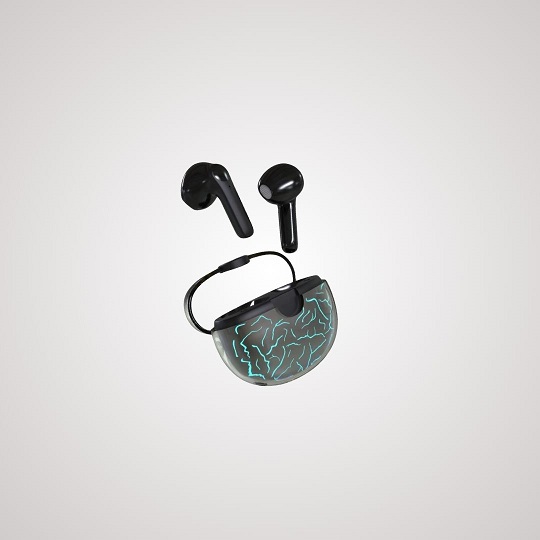 Auricular Bluetooth Doble Q7 con Base Cargadora