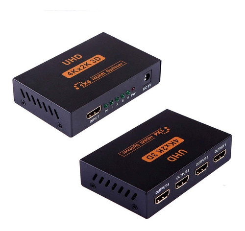 Splitter HDMI 1x4 1080P compatible 3D 4K x 2K