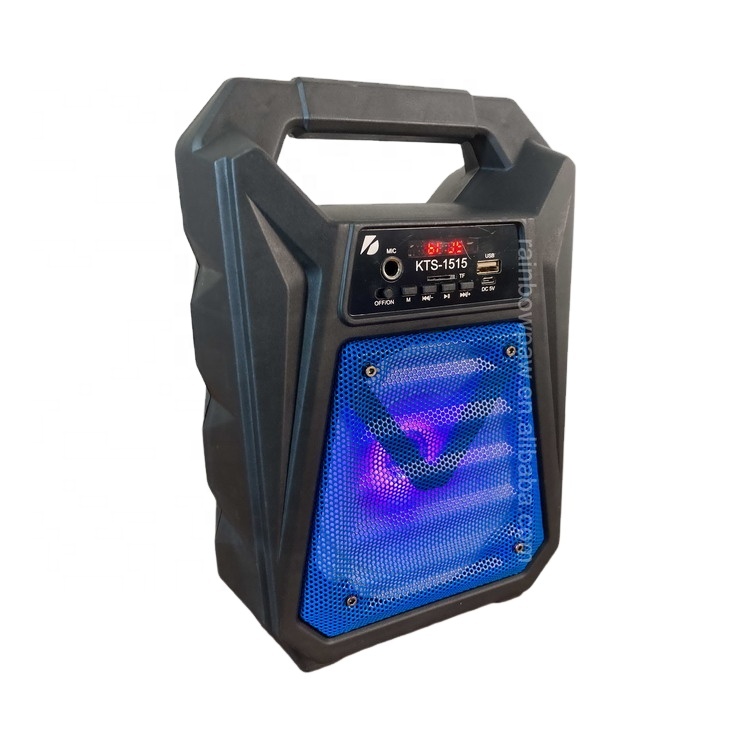 Parlante Portatil Bluetooth Karaoke con Microfono 6.5" KTS-1515 (20x12x29cm)