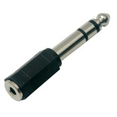Adaptador Plug 6.5 Stereo a Jack 3.5