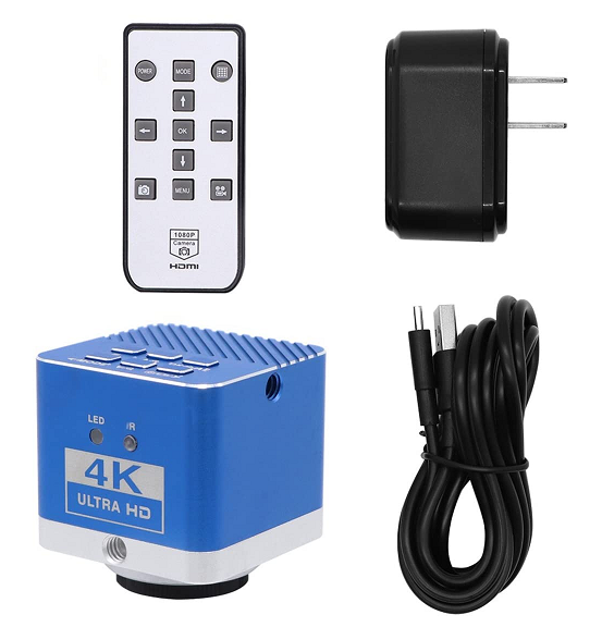 Camara Microscopio Trinocular 4k HD Sd Hdmi Tipo C