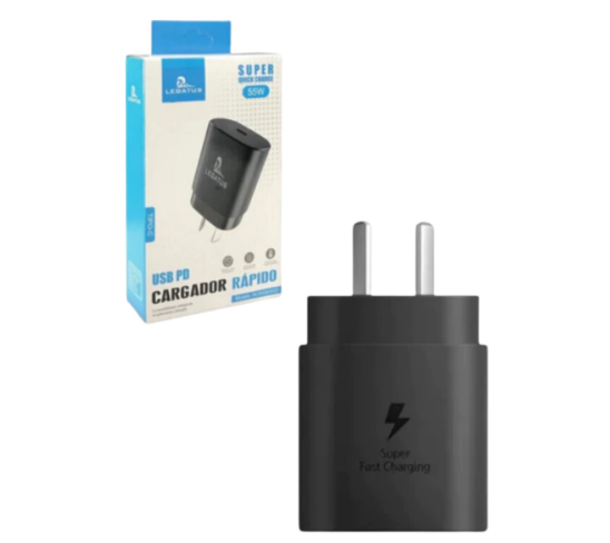 Cargador Cabezal Legatus PD 55W Negro