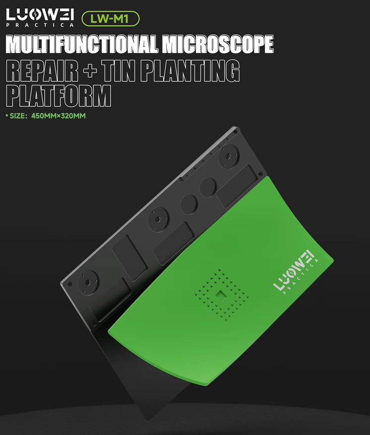 Manta Multifuncional para Microscopio Base Metalica