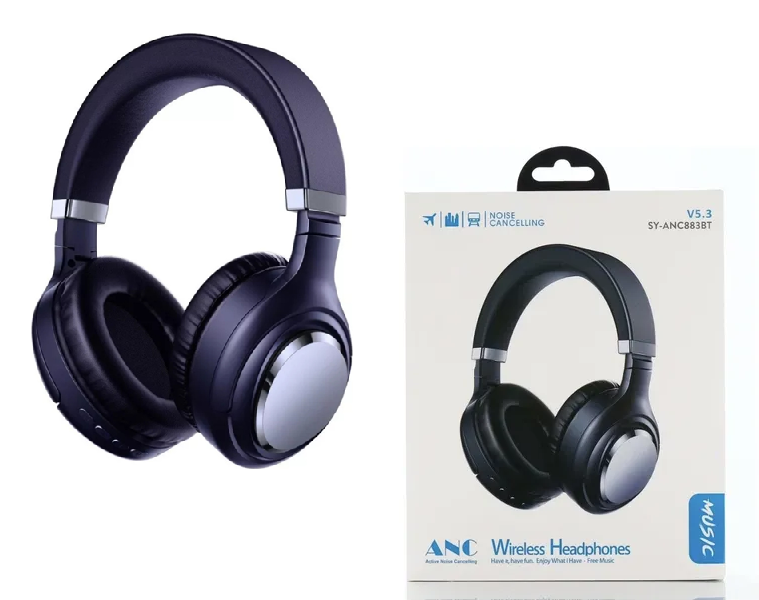 Auricular Bluetooth 5.3 con Cancelacion de Ruido SY-ANC883BT