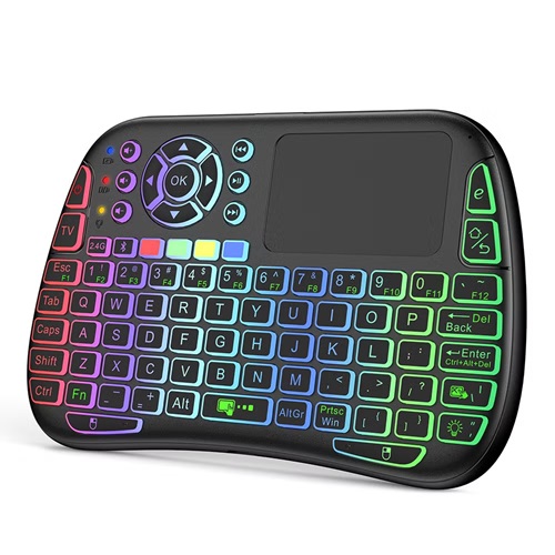 Mini Teclado Remoto Bluetooth 2.4G Retroiluminado M9