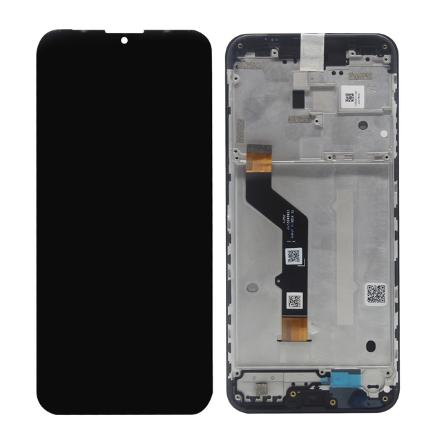 Modulo Motorola Moto G9 Play con marco negro (ORIG)