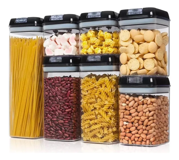 Set Contenedor de Alimentos 7psc