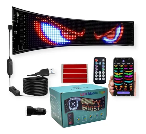 Cartel Led Flexible Programable (9x37cm)