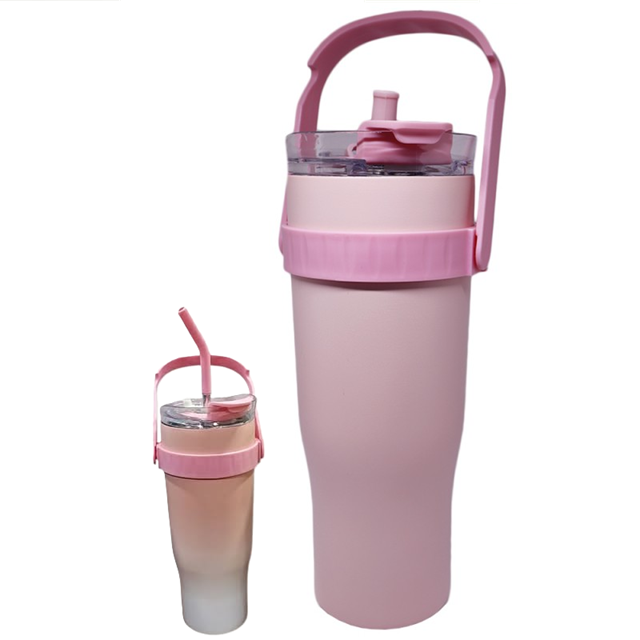 Vaso Quencher con Soporte para Celular 1.2L (Rosa)