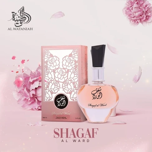Perfume Al Wataniah Shagaf Al Ward 100ml (Caja con Detalle)
