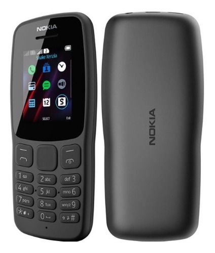Celular Nokia 106 Dual Sim 1.8" (Gris) 2G