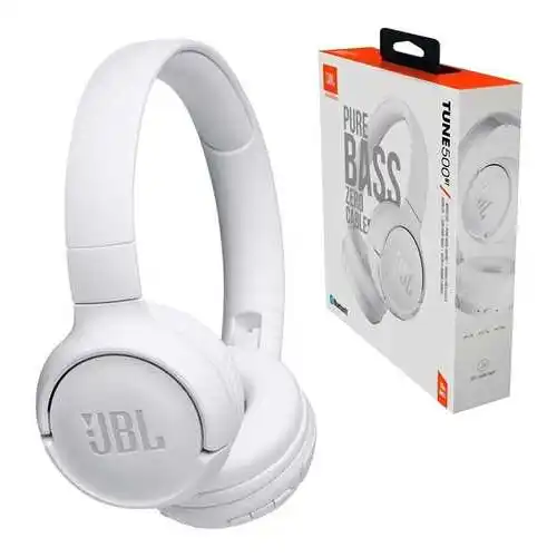 Auricular Vincha  JBL Tune 500 Blanco (ORIGINAL)
