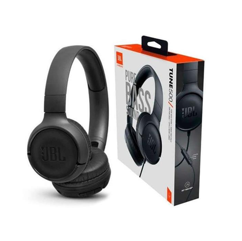 Auricular Vincha Bluetooth JBL Tune 500 Negro (ORIGINAL)