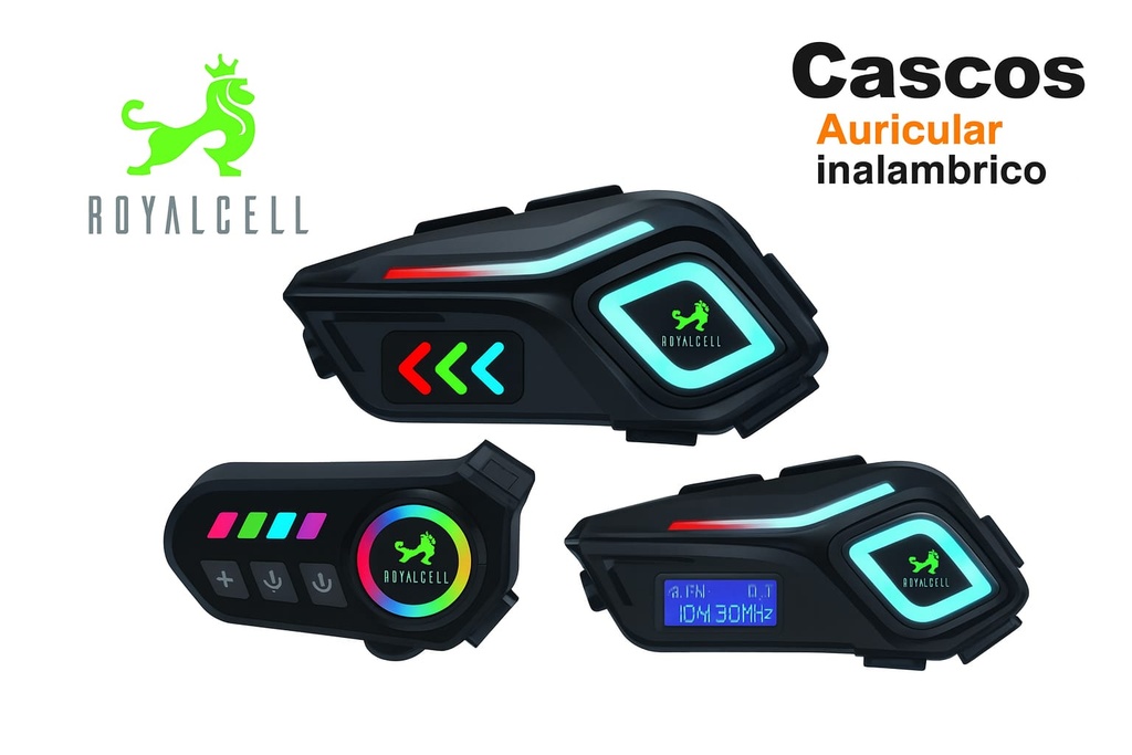 Auricular para Casco Moto Bluetooth con Microfono FM RK06