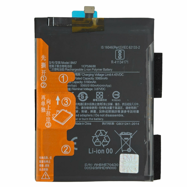 Bateria Xiaomi Poco X3 Pro / Poco X3 NFC BN57 Original @#