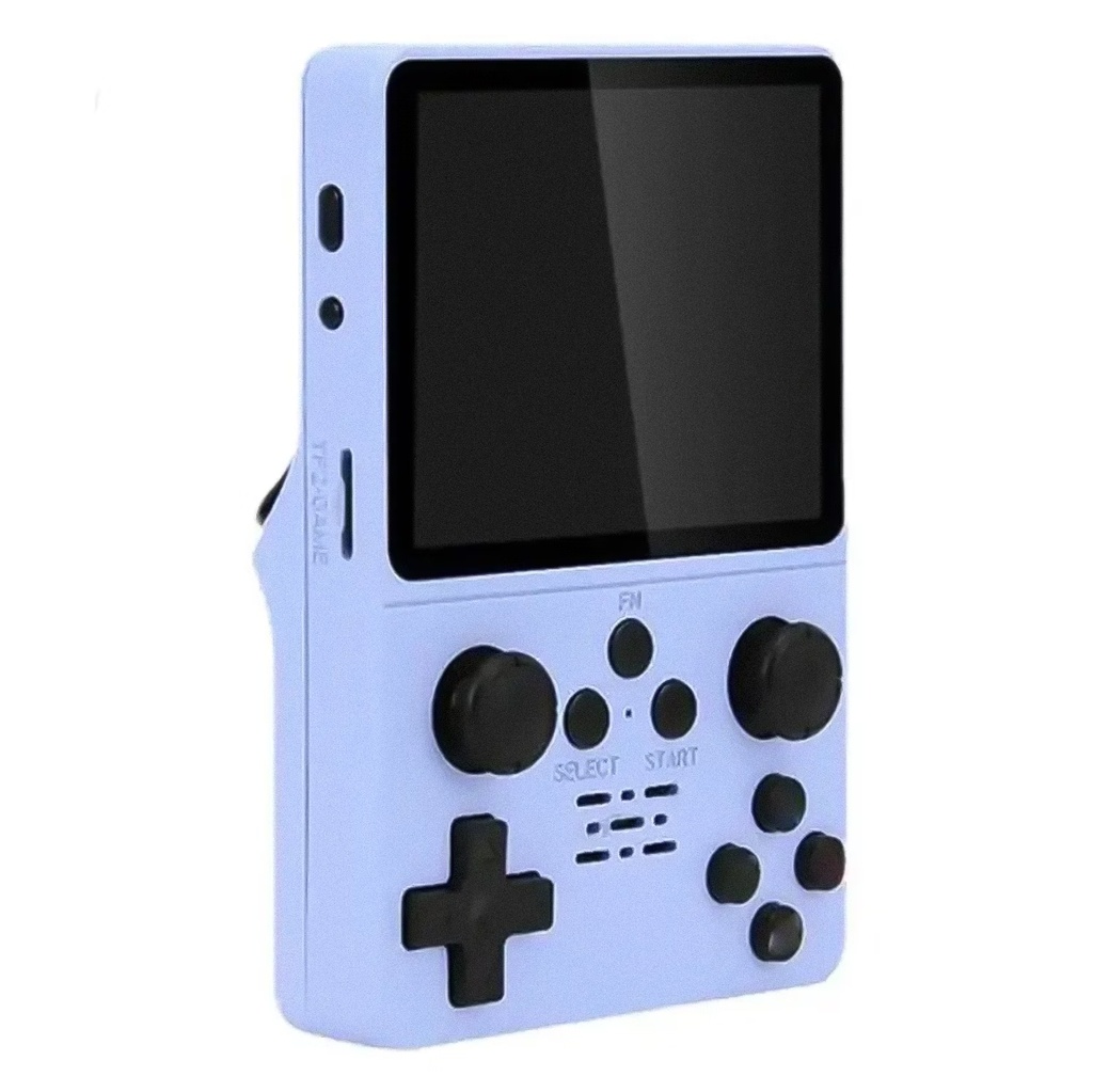 Consola de Juegos Portatil R35S - PS1/PS2/PSP/NINT/N64/NDS/NEO Celeste