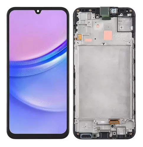 Modulo Samsung A15 / A15 5G con marco negro (OLED) VEZR