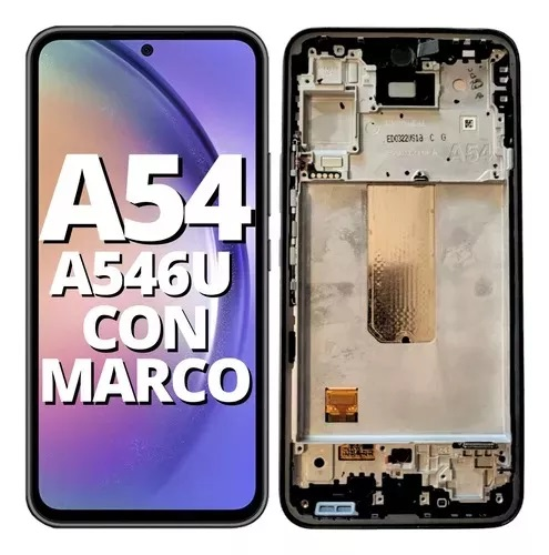 Modulo Samsung A54 5G con marco, buzzer, parlante, flex botones Original Size 6.43inches OLED (RN)