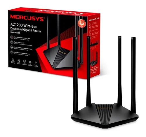 Router Wifi Mercusys 1500Mbps AC1200 MR30G 4 antenas