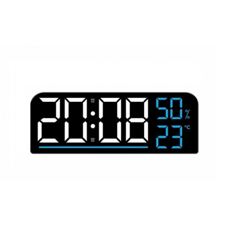 Reloj Digital 5V con Temperatura 9,8" (24x9cm)