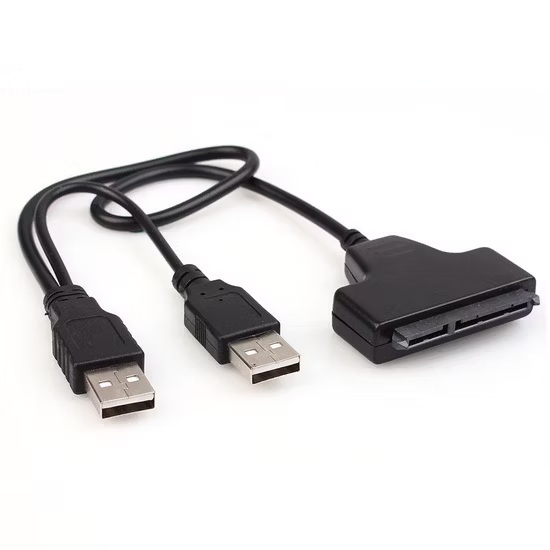 Cable Adaptador Doble Usb Sata