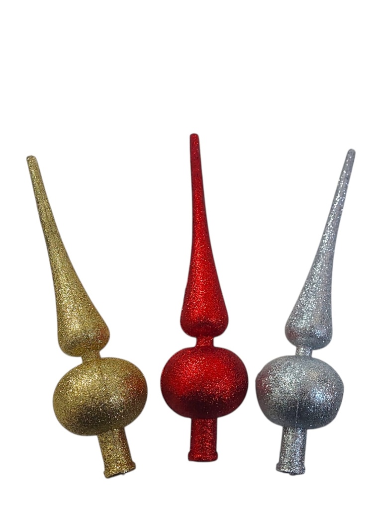 ADORNO PUNTAL PICO LISO CON BRILLOS (L185-25-22)