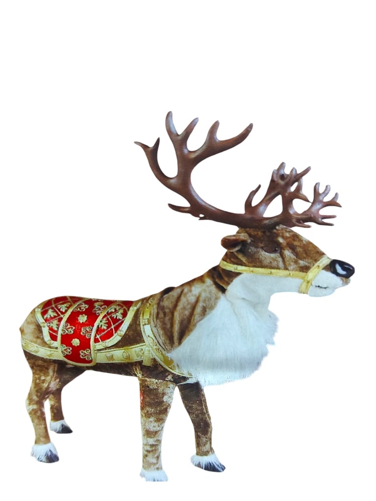 MUÑECO RENO GIGANTE CON MOVIMIENTO 1.40 CM (L198-25-1)