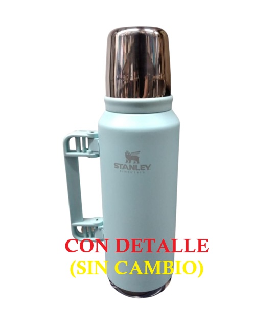 Termo Acero Stanley 1L Celeste (CON DETALLES)