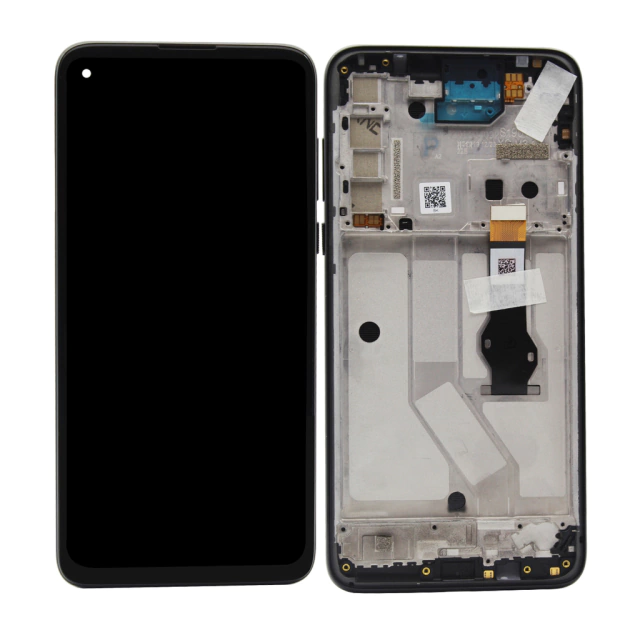 Modulo Motorola Moto G8 Power con marco negro (ORIG Premium)