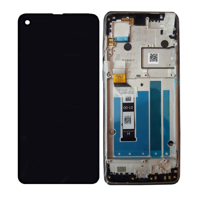 Modulo Motorola Moto One Vision con marco negro (ORIG)