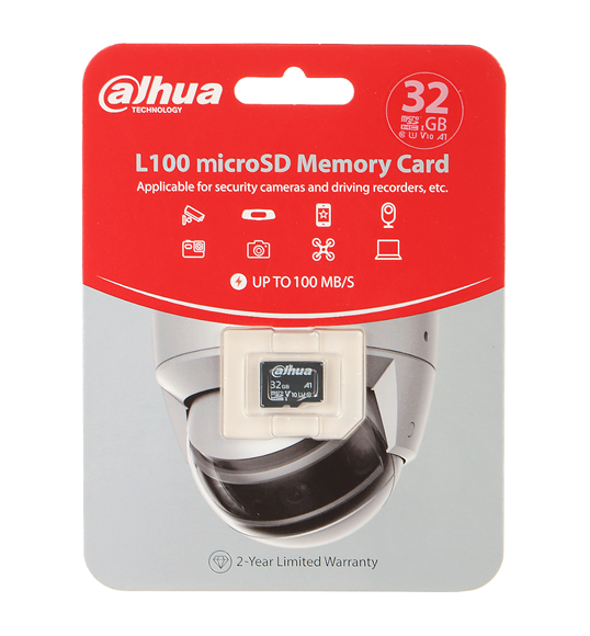 Micro SD 32gb Dahua L100 clase 10 100MB/s