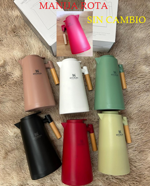 Termo de Vidrio Jarra Nordica con Termometro Led Stanley 1L Bordo (sin garantía) CON DETALLE