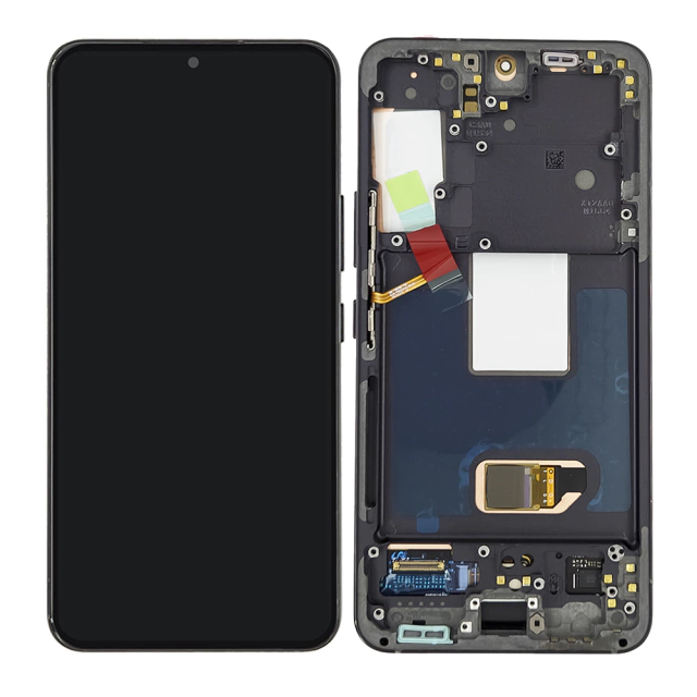 Modulo Samsung S22 con marco negro (ORIG Gold Edition)