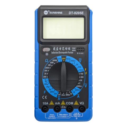 Tester Multimetro Digital Sunshine DT-9205E
