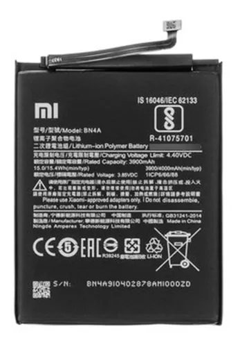 Bateria Xiaomi Note 7 / Note 7 Pro BN4A Original (SERVICE PACK)