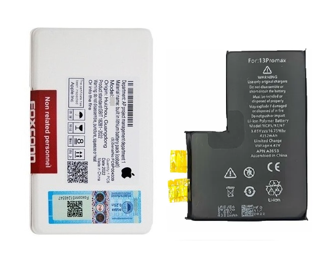 Bateria Iphone 13 Pro Max sin Flex Original Foxconn White
