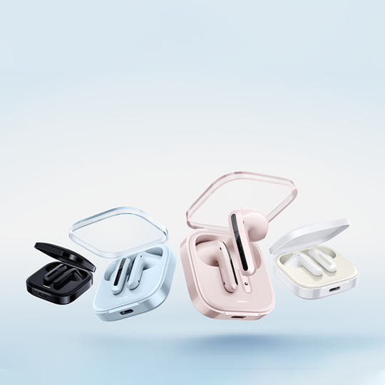 Auricular Bluetooth 5.4 Doble Xiaomi Redmi Buds 6 Active con Base Cargadora (Celeste)