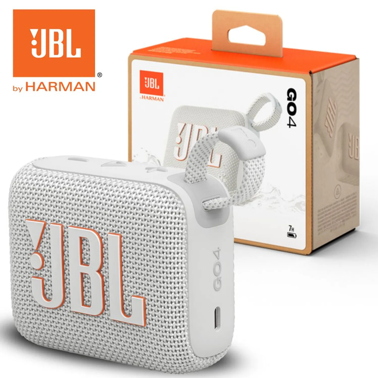 Parlante Portatil Bluetooth JBL GO4 Blanco (ORIGINAL)