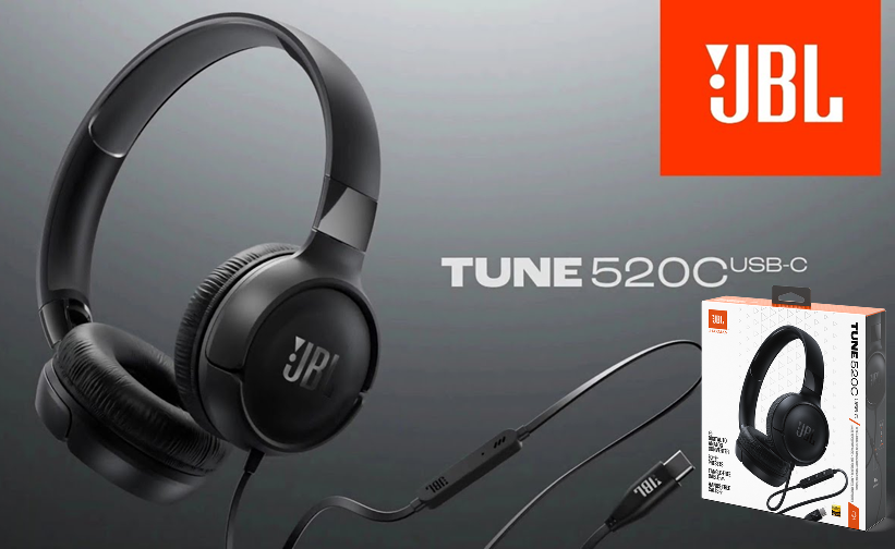 Auricular Vincha Bluetooth JBL Tune 520C Negro (ORIGINAL)