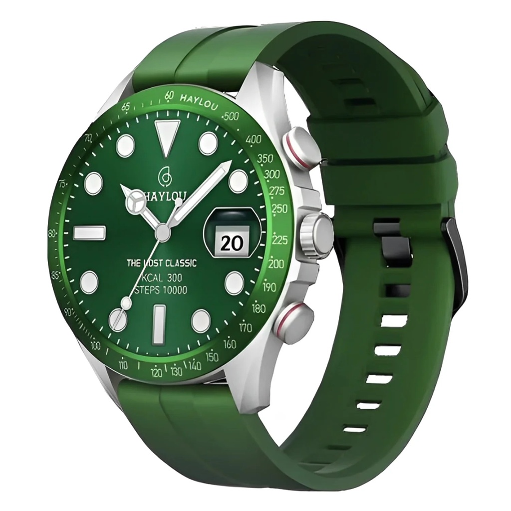 Reloj Pulsera Smartwatch Haylou Solar Pro Verde