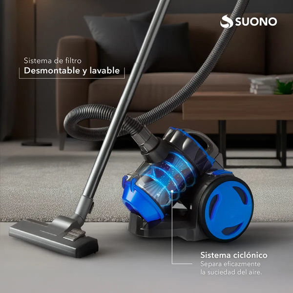 Aspiradora Trineo Ciclonica 2lts 880w Suono