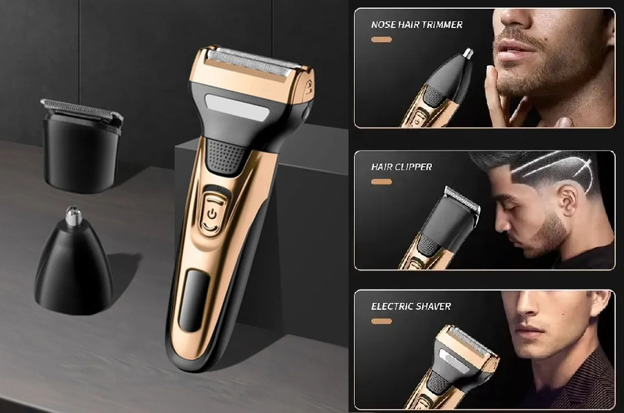 Afeitadora Corta Pelo Trimmer Recargable 3 en 1 Oryx XR7907