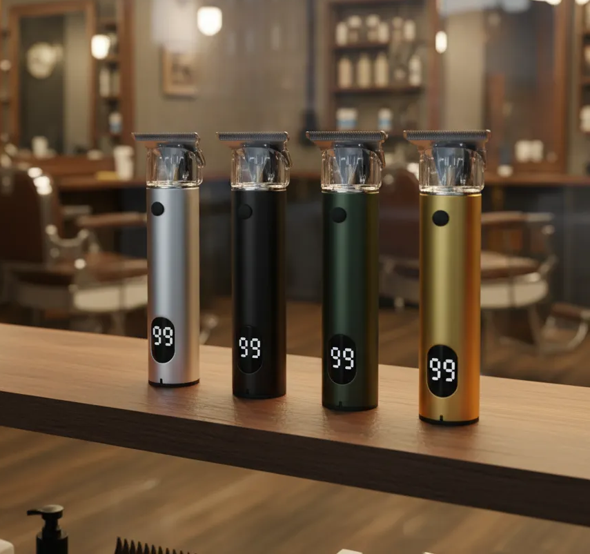 Corta Pelo Trimmer Afeitadora Inalambrica Recargable Usb con Display LPE003A