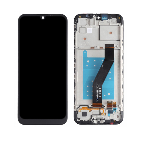 Modulo Motorola E6i con marco negro (ORIG)