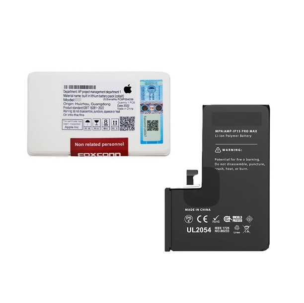 Bateria Iphone 15 Pro Original Foxconn White